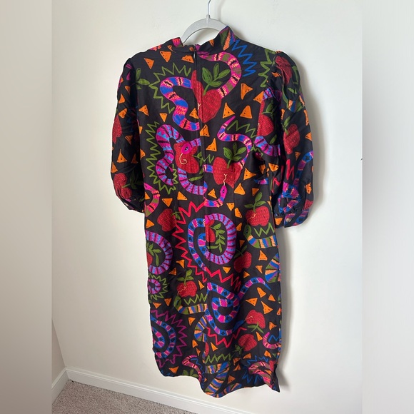 Farm Rio Snake Garden Midi Dress - Picture 4 of 6